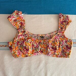 Floral Bralette Blouse